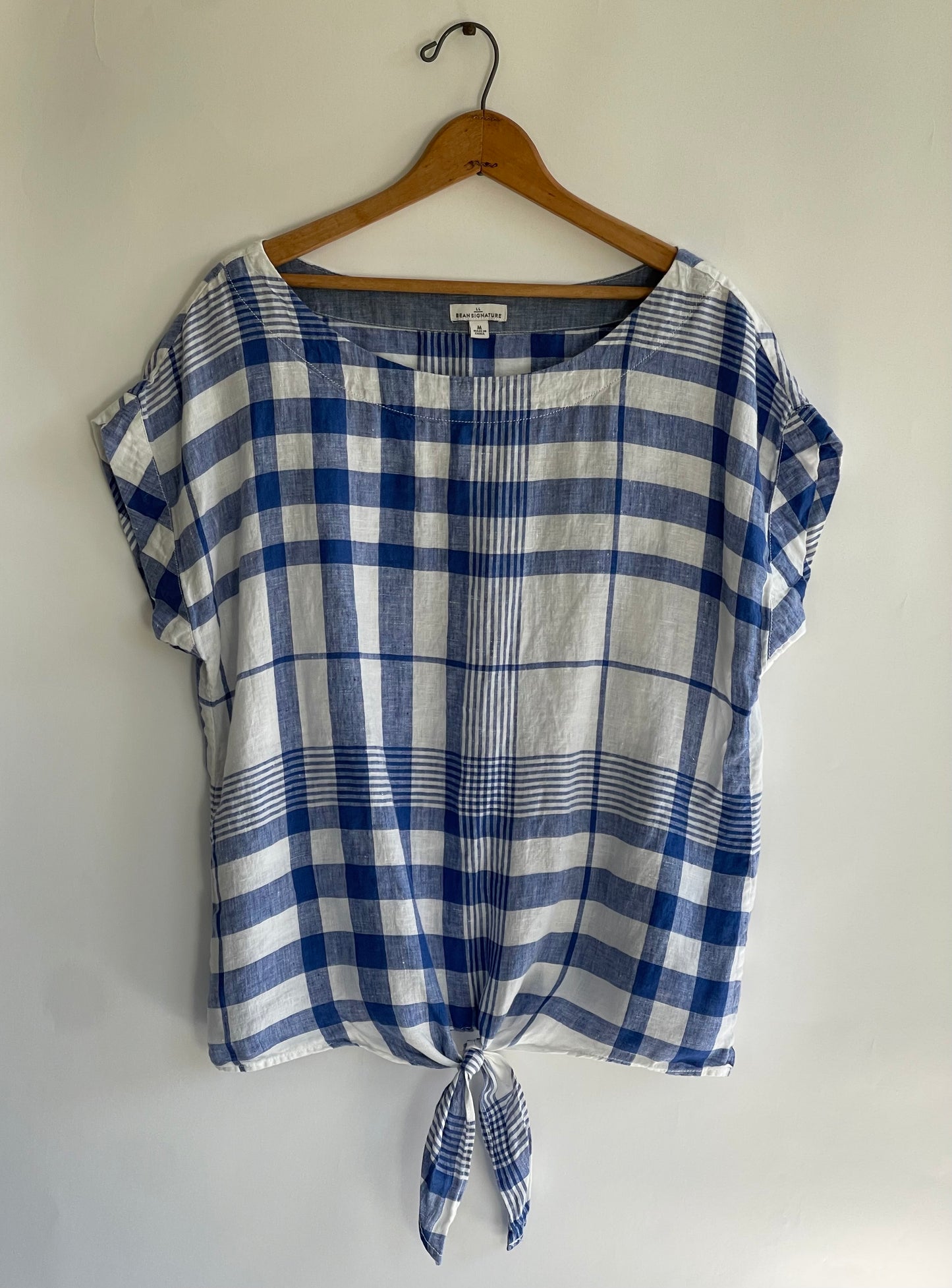 LL Bean linen top
