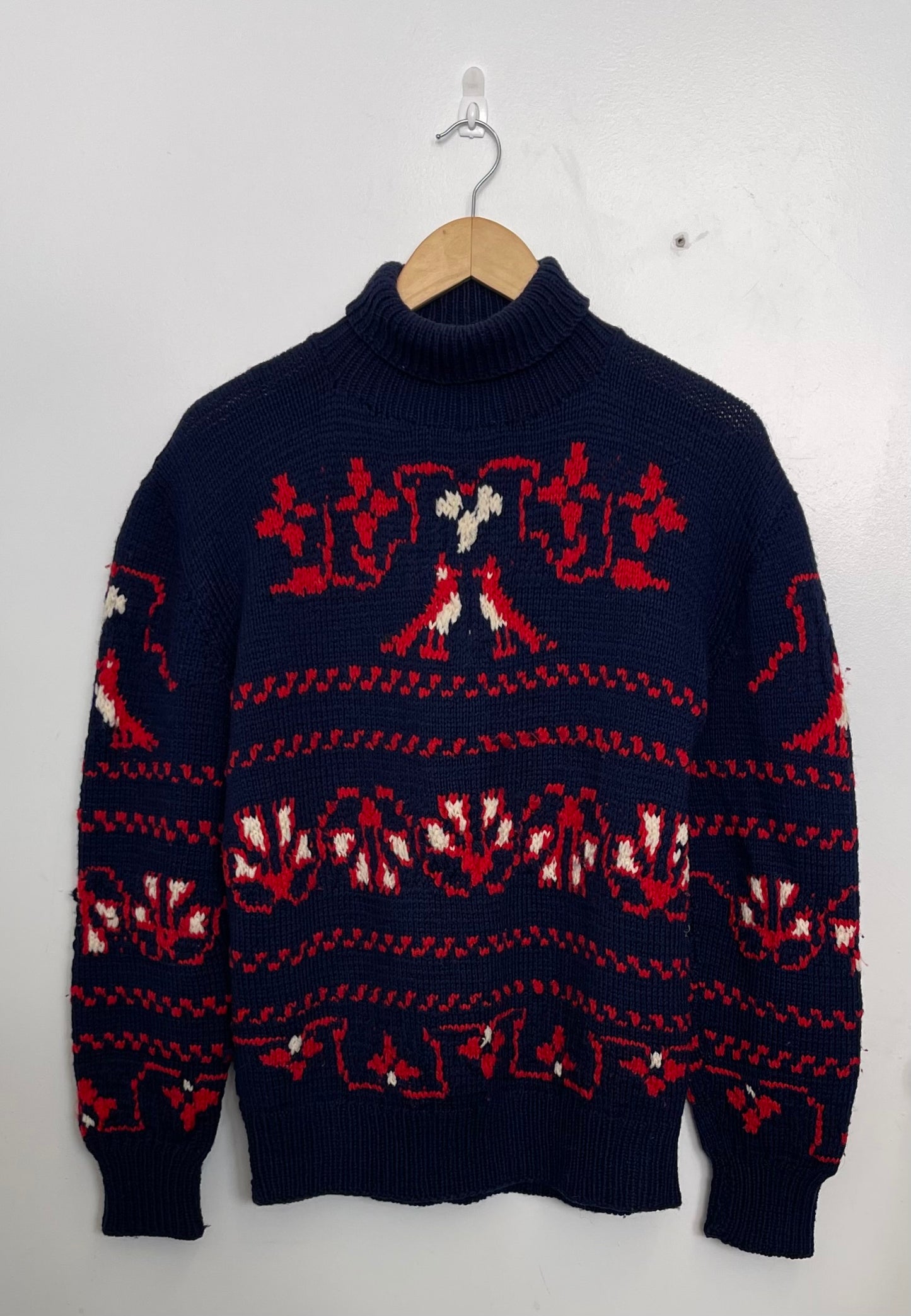 Hand knit vintage sweater
